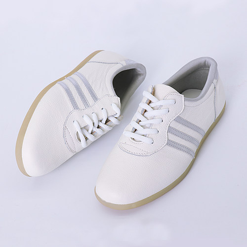 牛筋底女秋季运动功夫真皮太极鞋