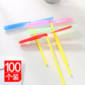 特价 手推飞碟飞天轮旋转竹蜻蜓飞天仙子儿童创意新奇特小玩具 包邮