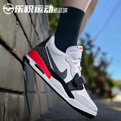 乐积运动 JORDAN LEGACY AJ312 白红 复古 低帮篮球鞋 CD7069-113