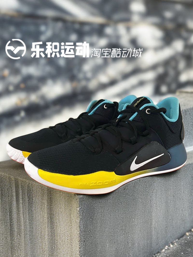 乐积运动 nike hyperdunk x low 黑蓝黄低帮实战篮球鞋fv8108-419