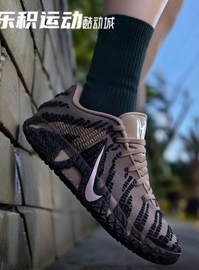 乐积运动 NIKE JA3 莫兰特3代 摩卡低帮耐磨实战篮球鞋HF2794-200