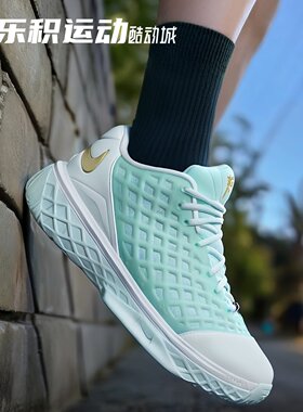 乐积运动 Nike Zoom Kobe 3科比3浅青绿低帮实战篮球鞋IX2017-100