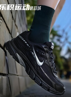 乐积运动NIKE INITIATOR 黑色 低帮休闲跑步运动老爹鞋IB4595-001