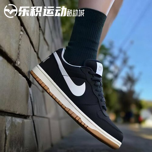 乐积运动 NIKE耐克 BIG LOW 黑生胶低帮复古休闲板鞋854166-003