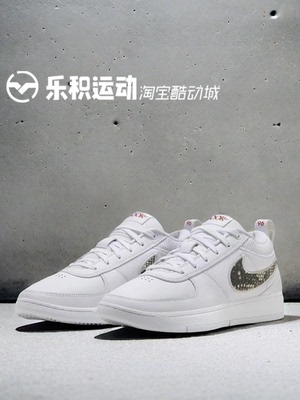 布克一代白黑低帮实战篮球鞋