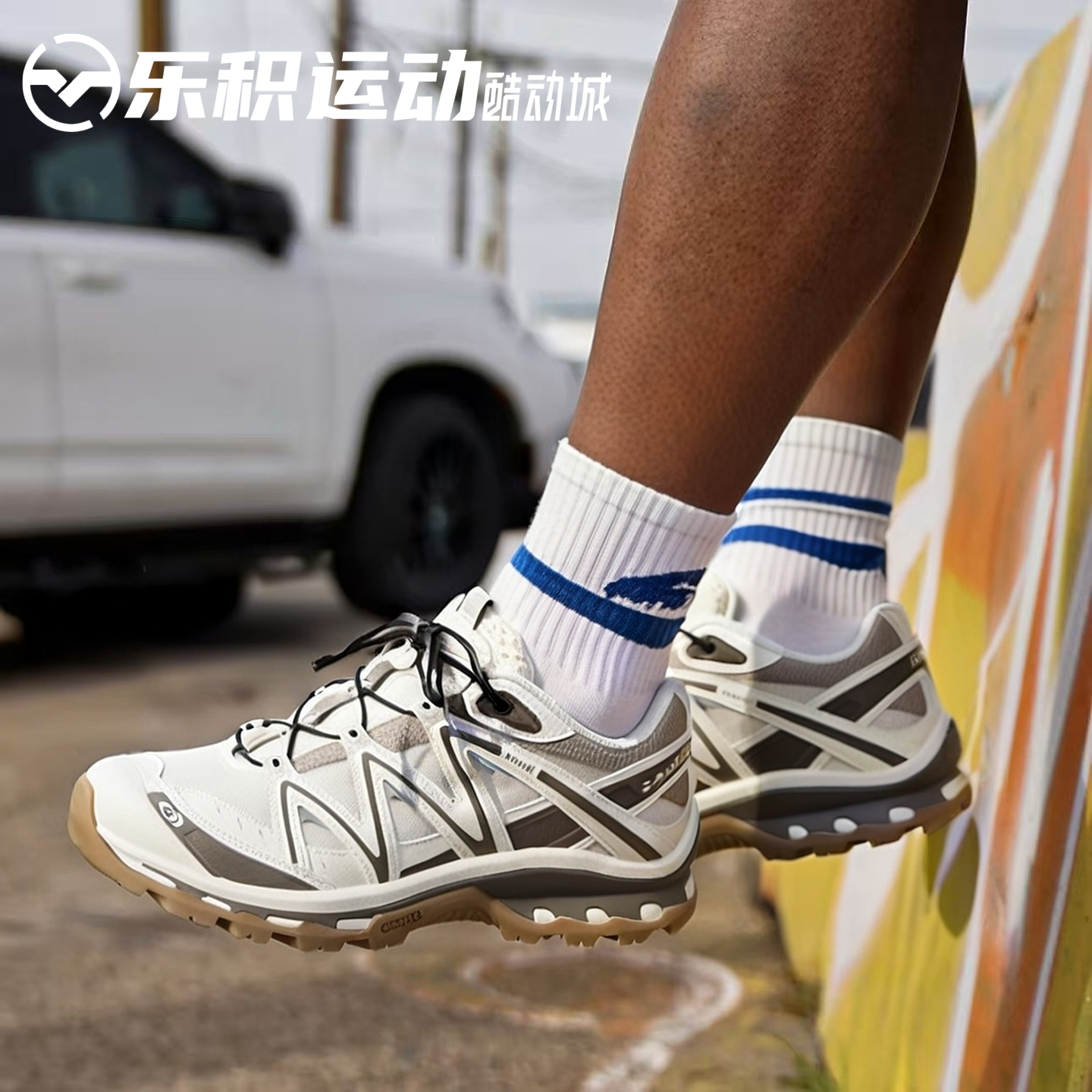 乐积运动 SALOMON萨洛蒙 XT-Quest 胡椒白 低帮户外跑步鞋 475413