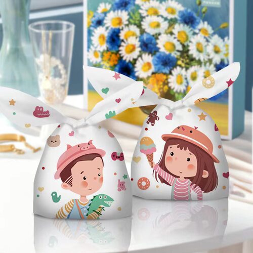 幼儿园生日兔子礼品袋儿童糖果袋