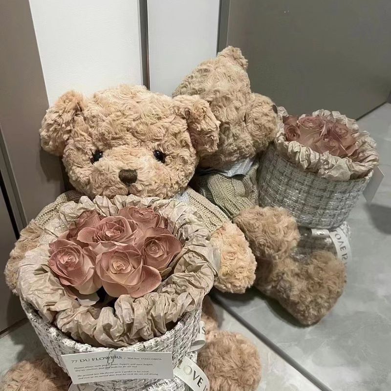 情人节礼物小熊玩偶花束毕业生日
