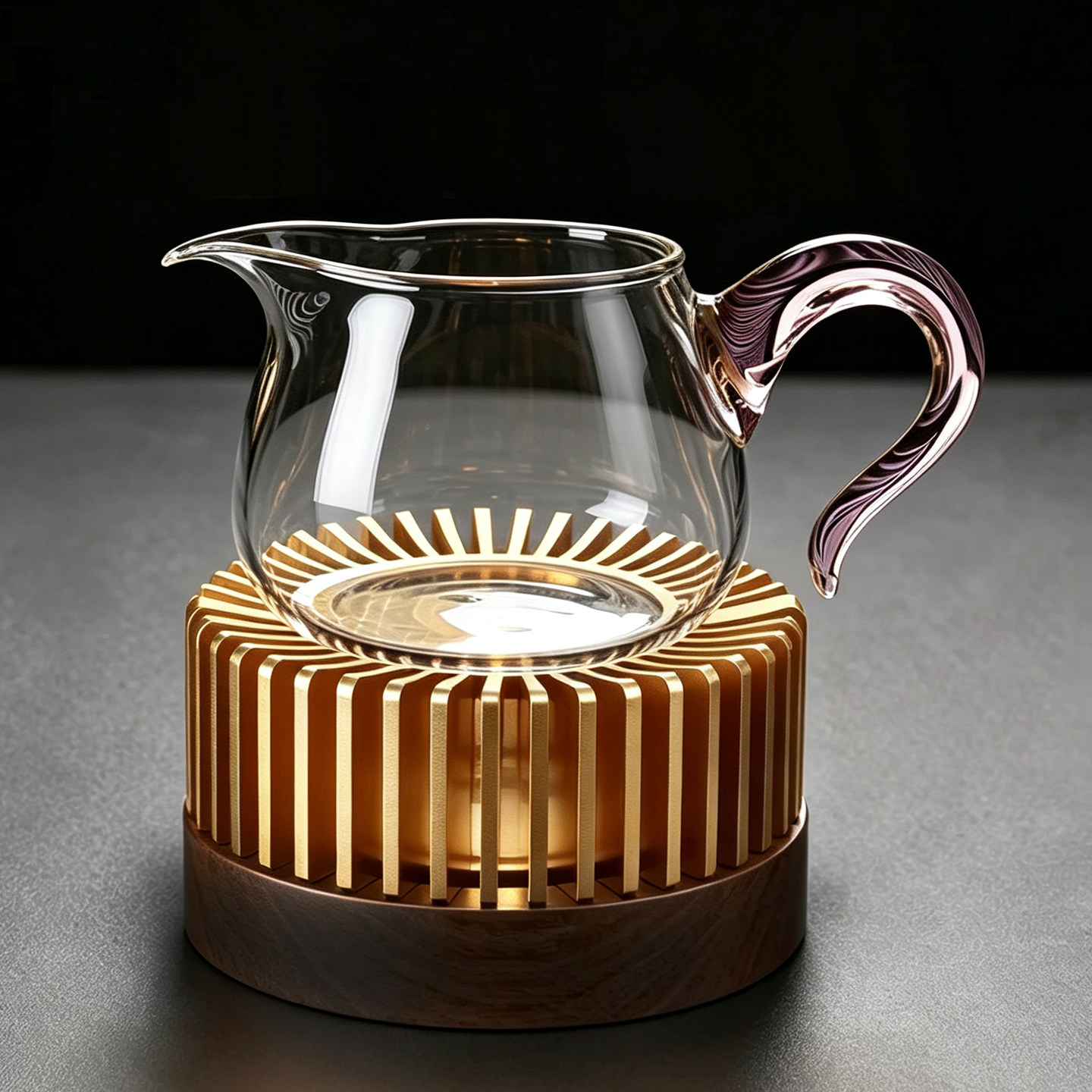 茶本堂恒温保温底座公道杯茶具