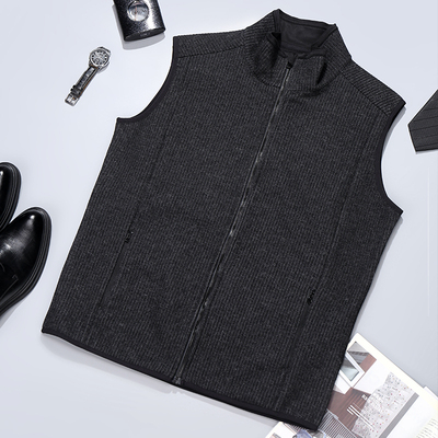 naturally inspired天赋灵感美丽诺365g男士休闲保暖立领马甲背心