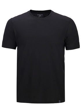 -NI-155gm87%美丽诺羊毛13尼龙男纯色短袖户外运动休闲春夏101142