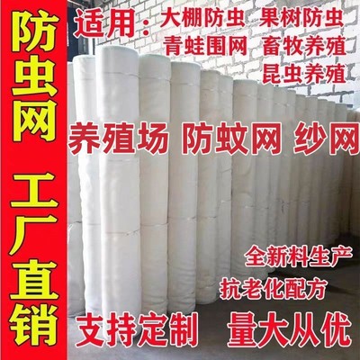 纯新料加厚防雹网防鸟网防虫网乙烯网交织双丝大孔防草防沙尼龙网