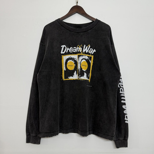 MICHAEL&Dream Shirt梦想之战印花洗水长袖 War t恤潮 SAINT
