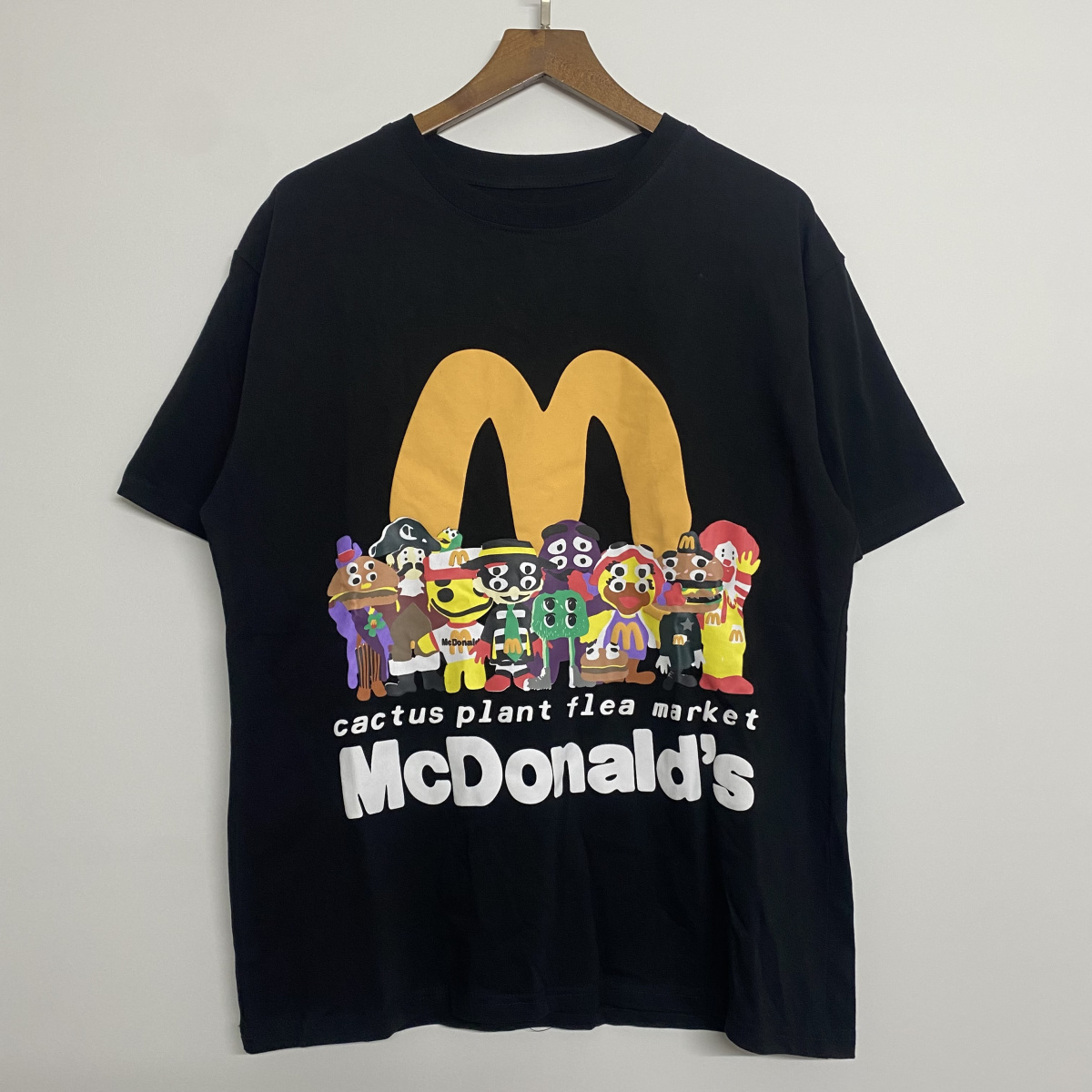 CPFM X McDonalds X Cacus Jack 麦当劳联名全家福发泡短袖T恤潮