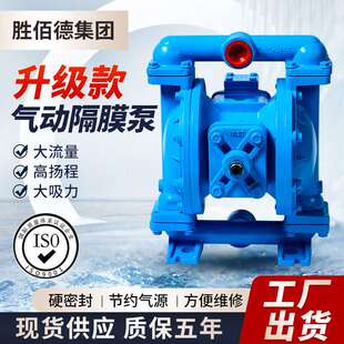 隔膜泵耐酸堿水處理工業化工泵廠家 S1F金屬氣動隔膜泵自吸式