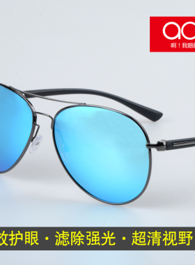 太阳镜男偏光蛤蟆镜 可配定制偏光有度数开车司机镜墨镜男款大脸