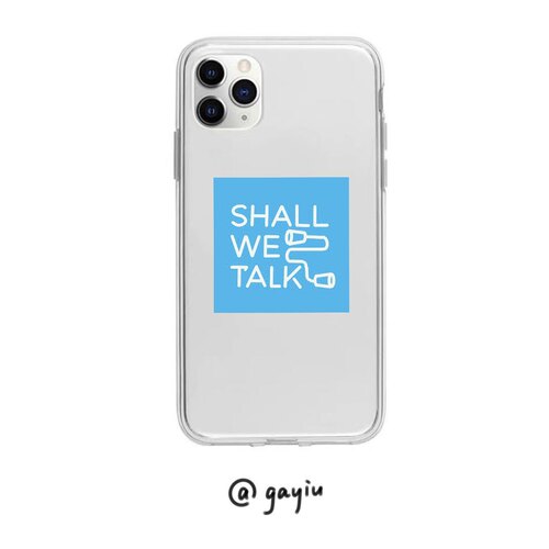 gayiu/「Shallwetalk」陈奕迅歌词手机壳防摔适用安卓苹果
