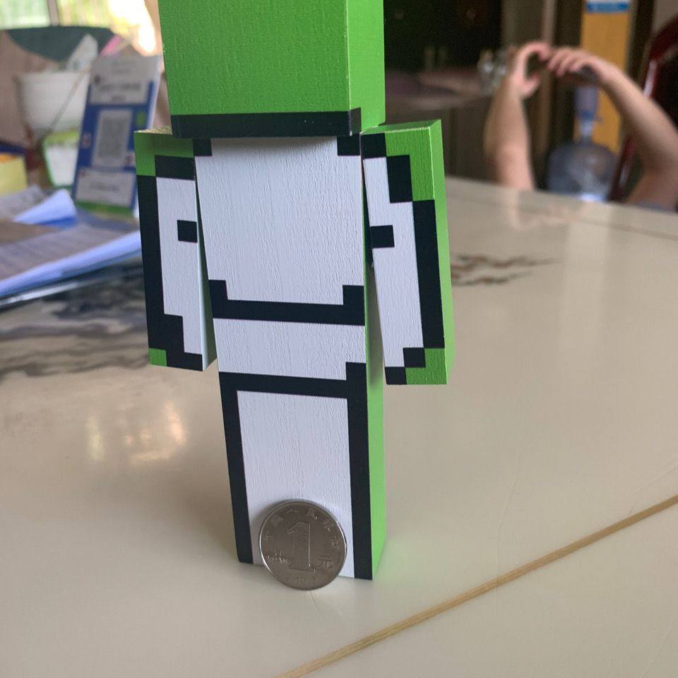 dream我的世界皮肤模型手办实木全身固定活动款游戏周边礼物