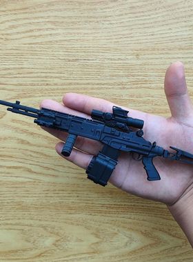 m14三角洲三角洲周边M14枪模型摆件手办3D打印M7玩具可拼装儿童生