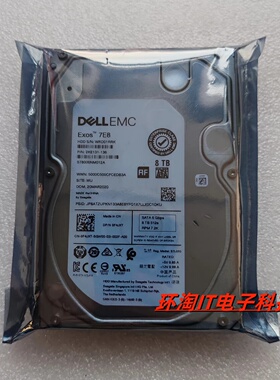 原装DELL 8TB 8T SATA ST8000NM012A 0F4JXT 3.5 F4JXT企业级硬盘