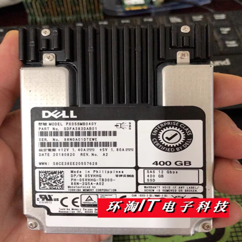 DELL T440 T640 T430 固态硬盘 400G SAS SSD 12G 05VHHG 5VHHG