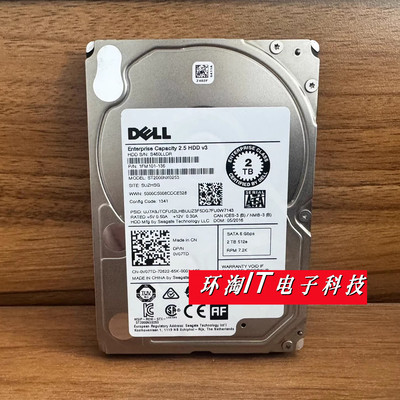DELL 1FM101-136 ST2000NX0253硬盘 0V07TD 2T SATA 7.2K 6GB 2TB