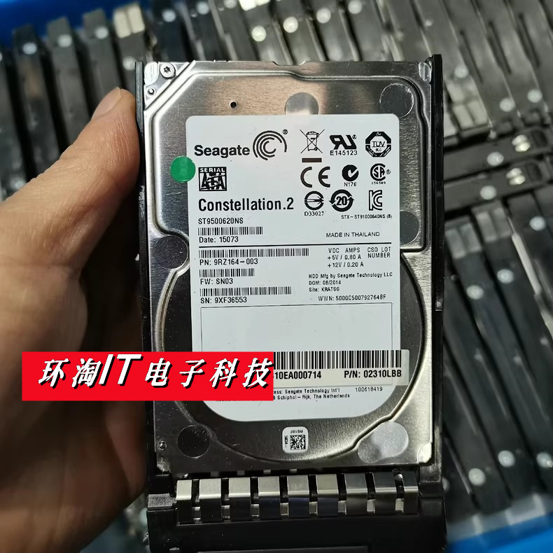 原装 500G SATA 2.5 V2 V3 02310LBB ST9500620NS 服务器硬盘