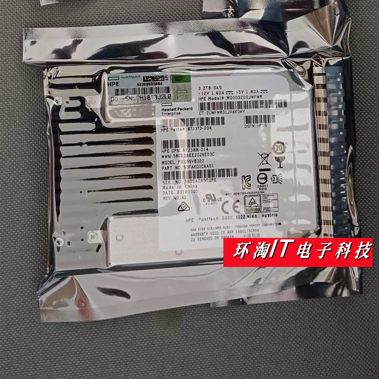 原装硬盘 P49052-B21 P49748-001 3.2T TB SAS SSD 2.5寸 G9 G10