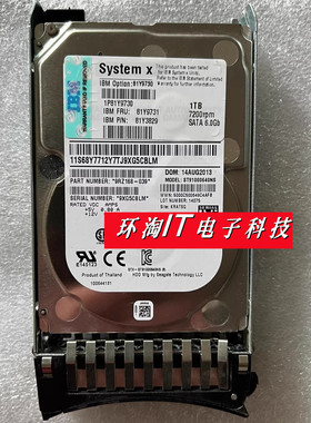 IBM 81Y9731 1T 7.2K 2.5寸 SATA 81Y9730 M2 M3 M4 服务器硬盘