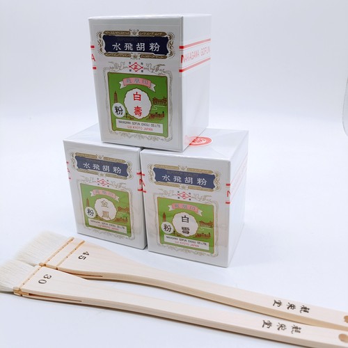 凤凰白雪白寿金凤胡粉蛤粉岩彩