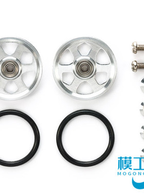 正品TAMIYA田宫四驱车配件铝合金轻量化镂空19mm 胶圈导轮 95421