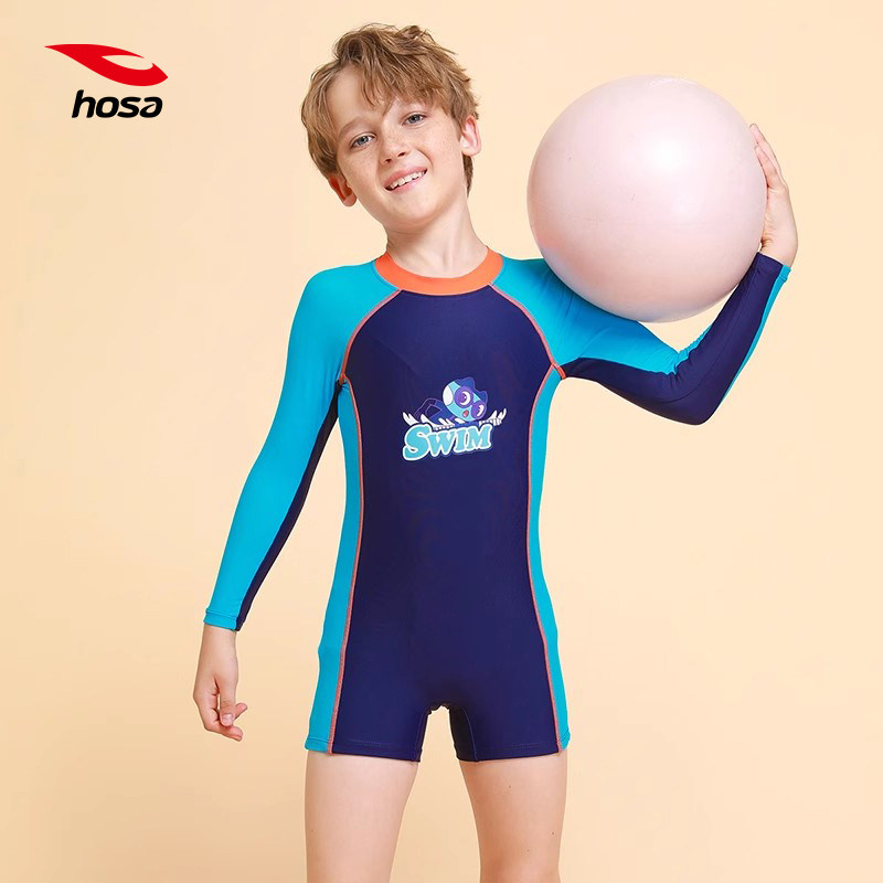 hosa浩沙儿童游泳衣男童2025新款夏季连体游泳衣可爱卡通印花舒适,运动/瑜伽/健身/球迷用品,儿童泳衣/裤,淘宝优惠券,粉丝福利购,淘宝优惠卷
