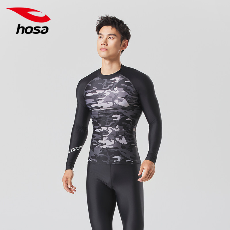 hosa浩沙男士泳衣套装泳衣男款泳裤男冲浪长袖速干2025新款泳衣男,运动/瑜伽/健身/球迷用品,男士泳衣,淘宝优惠券,粉丝福利购,淘宝优惠卷