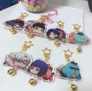 小花的手工铺子刺客伍六七周边同人挂件钥匙扣柒哥小飞鸡梅花十三