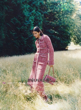 日娜高奢20XXASIA BUYER 11 qwg 新款红色小香风短款上衣外套气质