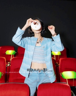 ika 高级感气质水洗渐变条纹牛仔外套 BUYER 日娜高奢20XXASIA