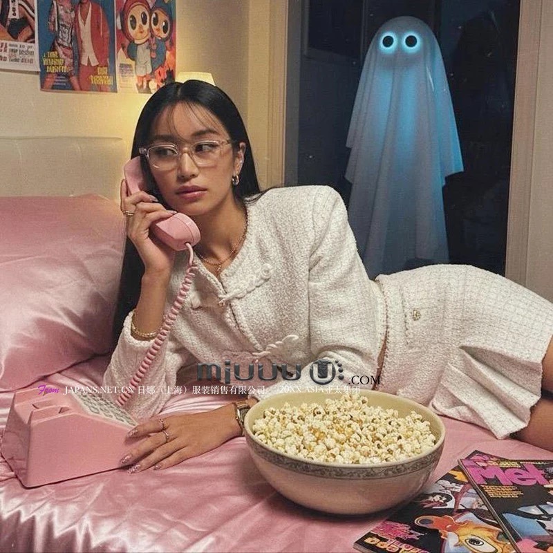 日娜高奢20XXASIA BUYER 11 ujn 小香风新中式盘扣短款开衫外套女