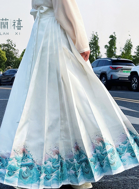 木兰禧原创【醉星河】春夏款精美织金仿妆花马面裙