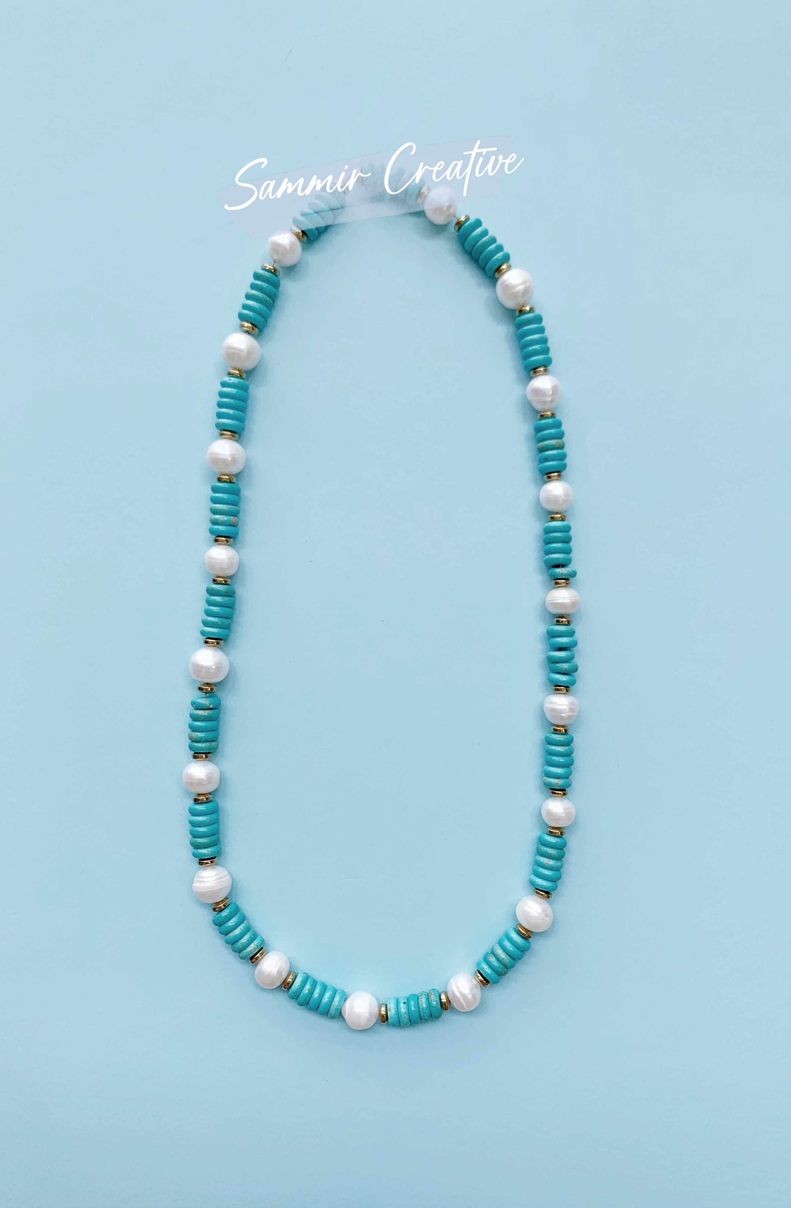 显白奶蓝兰珍珠项链 嫣粉玉石叠戴首饰 金属花瓣拼接毛衣链,饰品/流行首饰/时尚饰品新,项链,淘宝优惠券,粉丝福利购,淘宝优惠卷