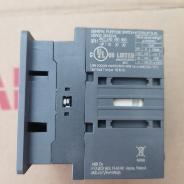 售前询价正品 ABB 隔离开关 OT63FT3 OT30FT3 OT1008FT OT125FT3
