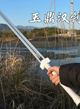 木剑宝剑八面汉剑带鞘竹剑木刀剑汉服配饰古风道具女仙气儿童玩具