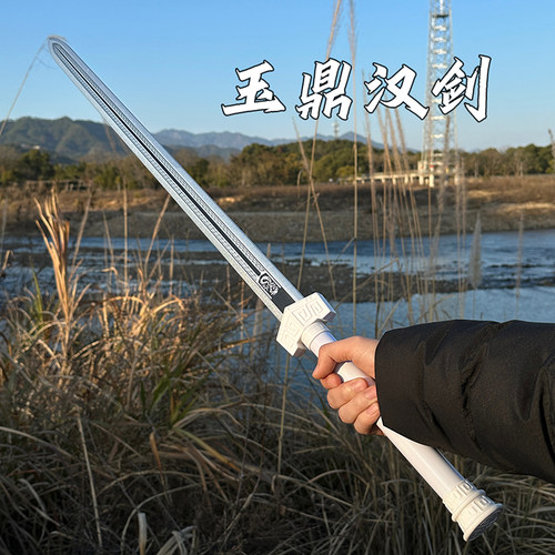 木剑宝剑八面汉剑带鞘竹剑木刀剑汉服配饰古风道具女仙气儿童玩具