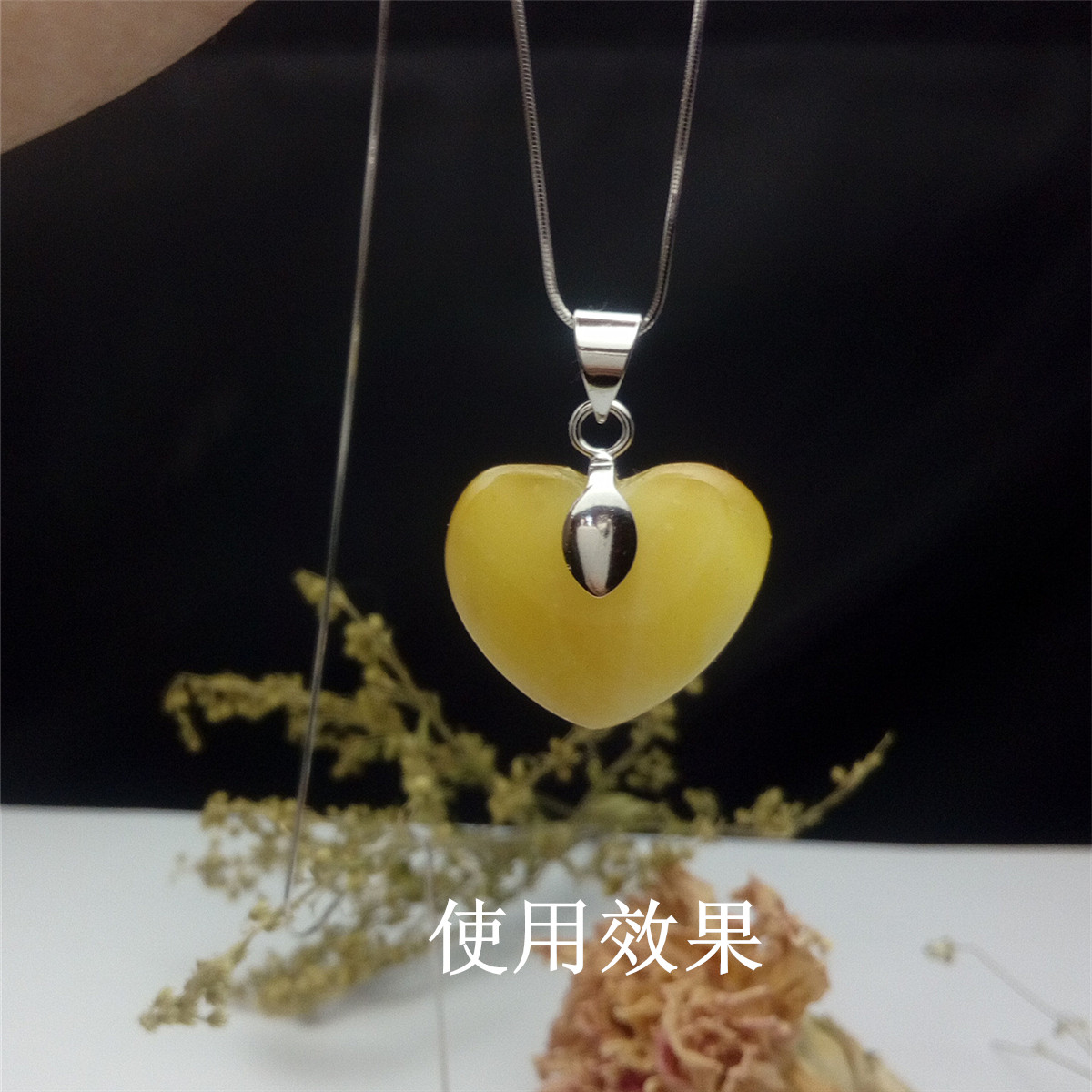 s925纯银镀白金 竖针 用于薄片宝石粘贴款 光面吊坠夹扣 吊坠空托