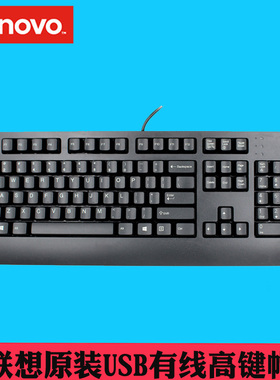 联想KU1619原装有线键盘USB笔记本电脑一体机台式通用SK-8827键盘