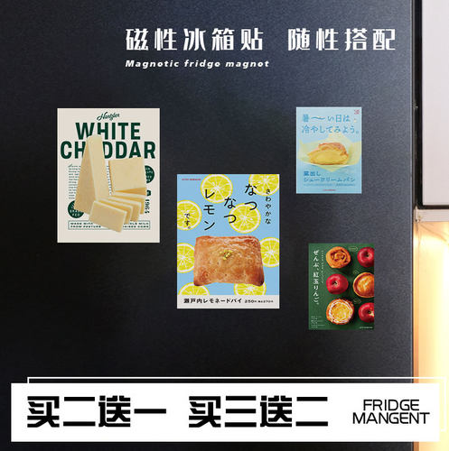 清新治愈冰箱贴装饰高级感软磁片