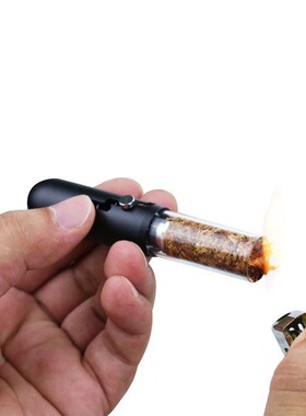 懒人烟嘴男士烟斗烟丝斗旱烟锅烟杆循环可清洗干烧玻璃烟斗便携潮