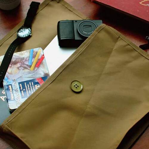 puebco复古防水信封手机袋