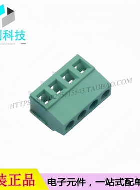 DB128L-5.08-4P-GN-S 螺钉式接线端子 间距5.08mm 直插1x4P 绿色
