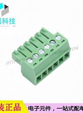 DB2EK-3.5-6P-GN-S 插拔式接线端子 间距3.5mm 插头1x6P 绿色