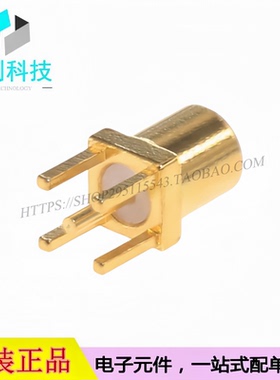 BWMMCX-KE板端直插式接头内孔3.45mm正脚RF射频同轴连接器